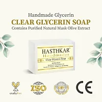 byPurenaturals Hasthkar Handmades Glycerine Natural Soap Bathing Bar, For Skin Moisturisation, Ideal For All Skin Types 125gm Men  Women?-thumb4