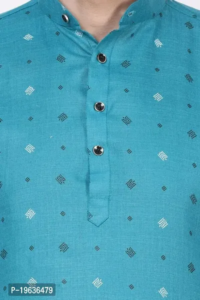 Printed Kurta For Men-thumb3