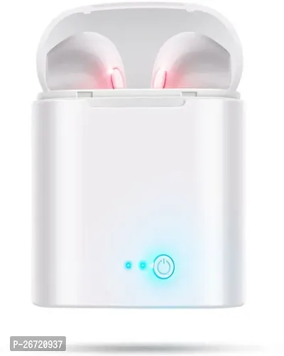 Stylish White In-ear Bluetooth Wireless Headphones With Microphone