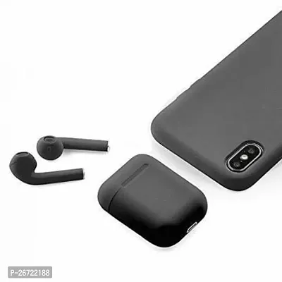 Stylish Black In-ear Bluetooth Wireless Headphones With Microphone