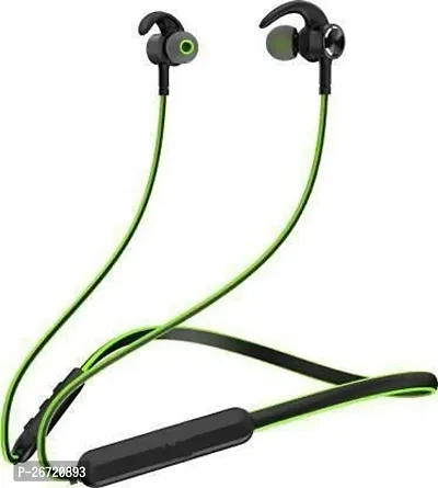 Stylish Green In-ear Bluetooth Wireless Headphones With Microphone