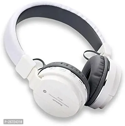 Stylish White On-ear  Over-ear Bluetooth Wireless Headsets With Microphone