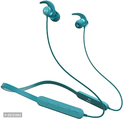 Stylish Blue In-ear Bluetooth Wireless Headphones With Microphone