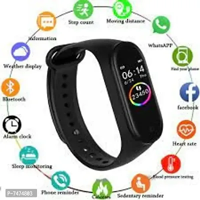 M4 Smart Band Fitness Tracker Watch Sport Bracelet Bluetooth Heart Rate Blood Pressure Smartband-thumb3