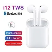 i12 Truly Wireless Bluetooth headphone On Ear Earphone with Mic-thumb1