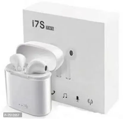 White I7 N TWS Bluetooth Wireless Headset Earphone headphone-thumb0