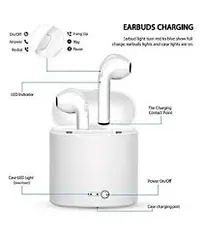 White I7 B TWS Bluetooth Wireless Headset Earphone headphone-thumb3