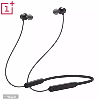 One Plus Dot Neckband 12 Hour Battery Life, Fast Charging  in-Built Mic, IPX5 Sweatproof Headphones High Bass Best Sound Quality-thumb0