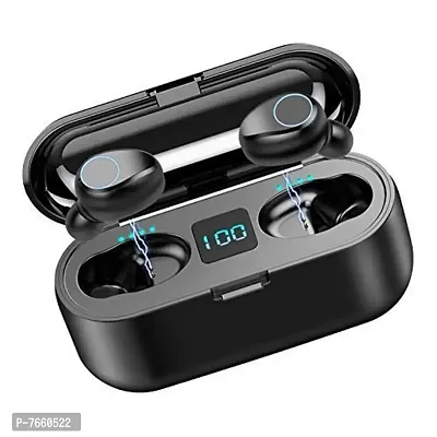 M8 TWS EARBUDS Bluetooth 5.0 Earphones with 2000Mah BATTERY FOR MOBILE CHARGING Bluetooth 5.0; Fast Pairing; 10m Wireless Range Best Stylish Earbuds-thumb0