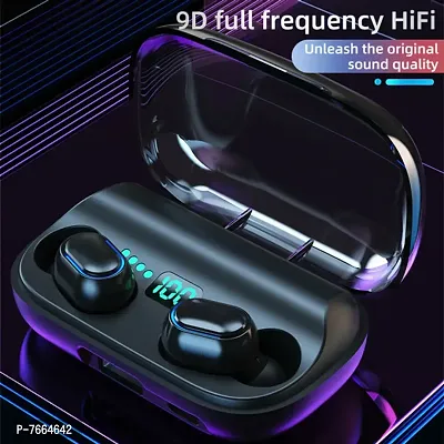 2 IN 1 TG11 TWS Bluetooth 5.0 Touch Wireless Bluetooth Earphone with POWER BANK Charging Box Long Play Time Music HiFi Sound Quality Headset-thumb0