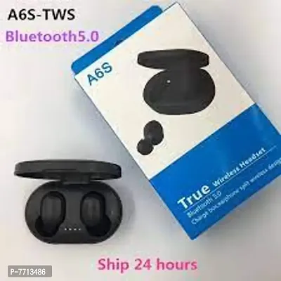 Bluetooth 5.1 Tws Earphone Mini Earbuds A6s Wireless with Charging Box Noise Canceling Sport Headset for Smartphone High Feature Long Battery Life Earbuds-thumb0