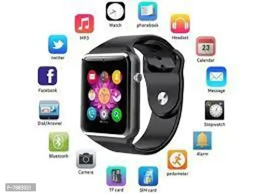 A1 Smartwatch Bluetooth Support With Call Function Touchscreen Watchphone Compatible with All 3G/4G/5G Bluetooth Dialer, Call Reminder, Bluetooth Call, Audio Player Smart Watch-thumb4