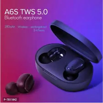 A6S BLUETOOTH EARBUDT HIGH BASS EARBUDS Bluetooth Headset  Waterproof, Dedicated GAMING mode Earbuds-thumb0