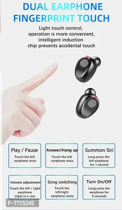 F9 TWS LED Display Mini Wireless Stereo Bluetooth 5.0 Earphone Compact, portable and lightweight Bluetooth headset-thumb2