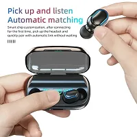 LED Display TWS TG11 Touch Wireless Earbuds with Power Bank Case  Immersive Sound, BT 5.1 Wireless Headphone Clear Sound Bass Pedometer, Sleep Monitor Full Frequency HiFi Sound Bluetooth Headphone-thumb1