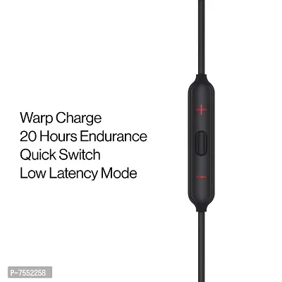 One Plus Dot Neckband 12 Hour Battery Life, Fast Charging  in-Built Mic, IPX5 Sweatproof Headphones High Bass Best Sound Quality-thumb2