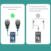 M8 TWS Earbuds IPX7 Waterproof and Sweat-proof 40 Hours Battery Backup Bluetooth Headphone Ear pods-thumb1