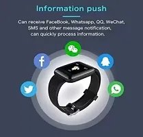 ID116Bluetooth Smart Fitness Band Watch with Heart Rate Activity Tracker, Step and Calorie Counter, Blood Pressure, OLED Touchscreen for Men/Women-thumb1