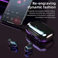 TG11 TWS Bluetooth Wireless Earbuds, 1800 mah Power Bank, LED Display Charging Case, BT v5.3 (Black, In The Ear)-thumb2