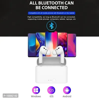 i12 TWS Wireless Stereo Earphones Bluetooth Airpods Bluetooth Headset White, In the Earbuds.-thumb5