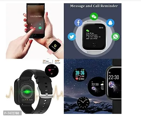 Touch Screen Bluetooth Smart Watches For Android Ios Phones Wrist Phone Watch Heart Rate Spo2 Level Monitor Multiple Watch Faces Activity Tracker Multiple Sports Modes-thumb4