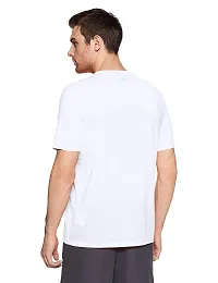 White Solid Cotton Tees-thumb1