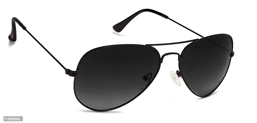 Blinder Black Aviator Sunglasses Full Rim Metal Frame Classic Style 100% UV Protection Eyewear for Men & Women-thumb3