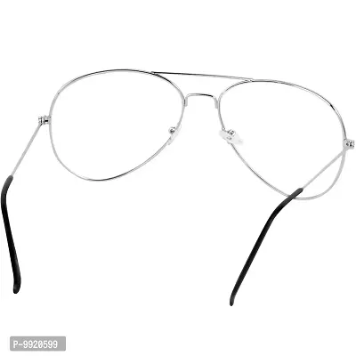 Blinder Transparent Aviator Sunglasses Full Rim Metal Frame Classic Style 100% UV Protection Eyewear for Men & Women-thumb4