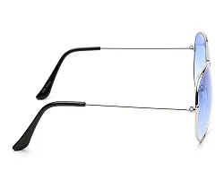 Blinder Sky Blue Aviator Sunglasses Full Rim Metal Frame Classic Style 100% UV Protection Eyewear for Men & Women-thumb2