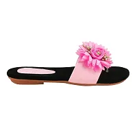 Blinder Women's 304-pink Fancy Flats Pink Slide 8 UK (Narrow) (Set of 2 Pairs)-thumb1