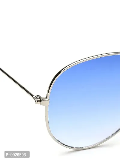 Blinder Sky Blue Aviator Sunglasses Full Rim Metal Frame Classic Style 100% UV Protection Eyewear for Men & Women-thumb5
