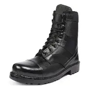 Blinder Mens Black Lace-up Long Leather Boot-thumb1