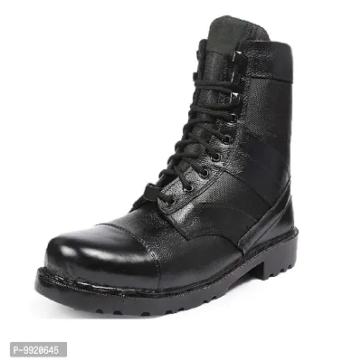 Blinder Mens Black Lace-up Long Leather Boot-thumb2