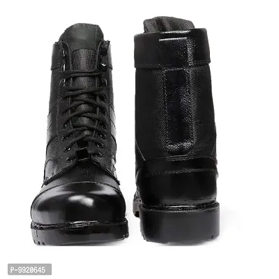Blinder Mens Black Lace-up Long Leather Boot-thumb4