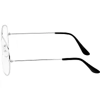Blinder Transparent Aviator Sunglasses Full Rim Metal Frame Classic Style 100% UV Protection Eyewear for Men & Women-thumb2