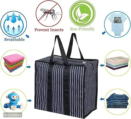 Multi Use Striped Canvas Storage Bag-thumb0