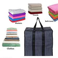 Multi Use Striped Canvas Storage Bag-thumb1