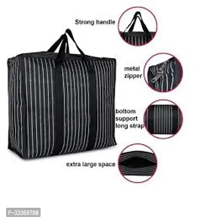 Multi Use Striped Canvas Storage Bag-thumb4