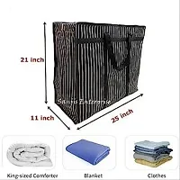 Multi Use Striped Canvas Storage Bag-thumb2