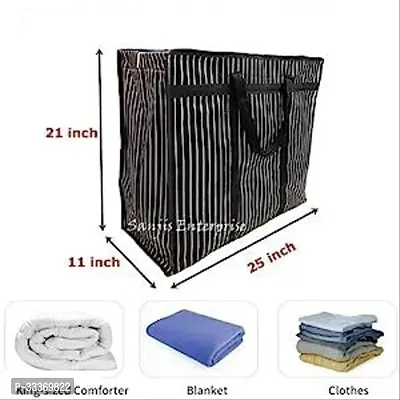 Multi Use Striped Canvas Storage Bag-thumb4