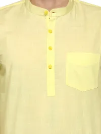 Yellow Solid Stylish Short Length Kurta-thumb4