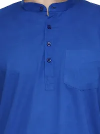 Blue Solid Stylish Short Length Kurta-thumb4