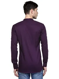 Purple Solid Stylish Short Length Kurta-thumb2