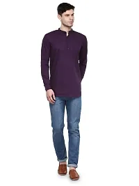 Purple Solid Stylish Short Length Kurta-thumb3