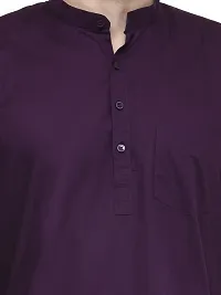 Purple Solid Stylish Short Length Kurta-thumb4