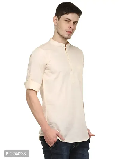 Pink Solid Stylish Short Length Kurta-thumb2