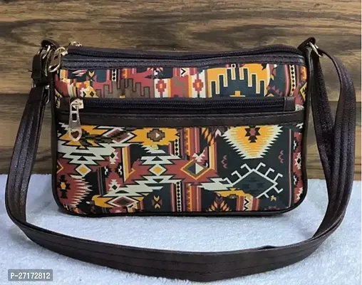Stylish PU Printed Sling Bags For Women