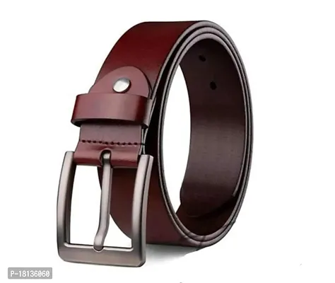 Comfortable Brown Canvas Slim Belt For Men-thumb0