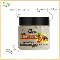 Quat Bio Fruit Face Scrub For Glowing Skin,Oily,Dry Skin,Women,Men (100Gm)-thumb1