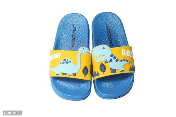 Elegant Blue Plastic Flip Flops For Kids